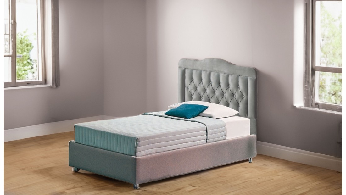 Tek Kişilik Baza-Başlık-Yatak Seti Tek Kişilik Baza-Başlık-Yatak Seti